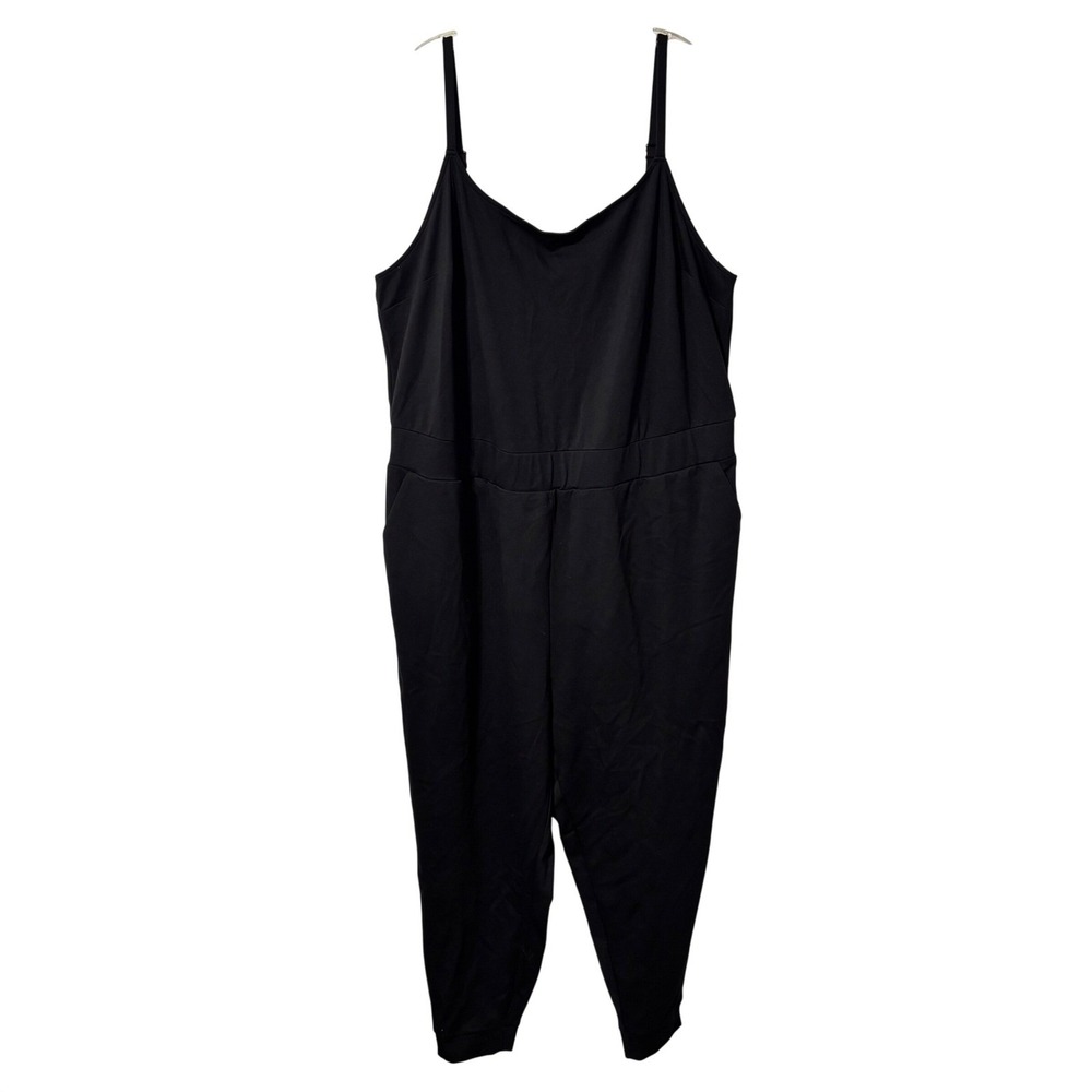 Torrid Ponte Sleeveless Jumpsuit Deep Black Plus Size 3X 22-24 New With Tags - Picture 3 of 13